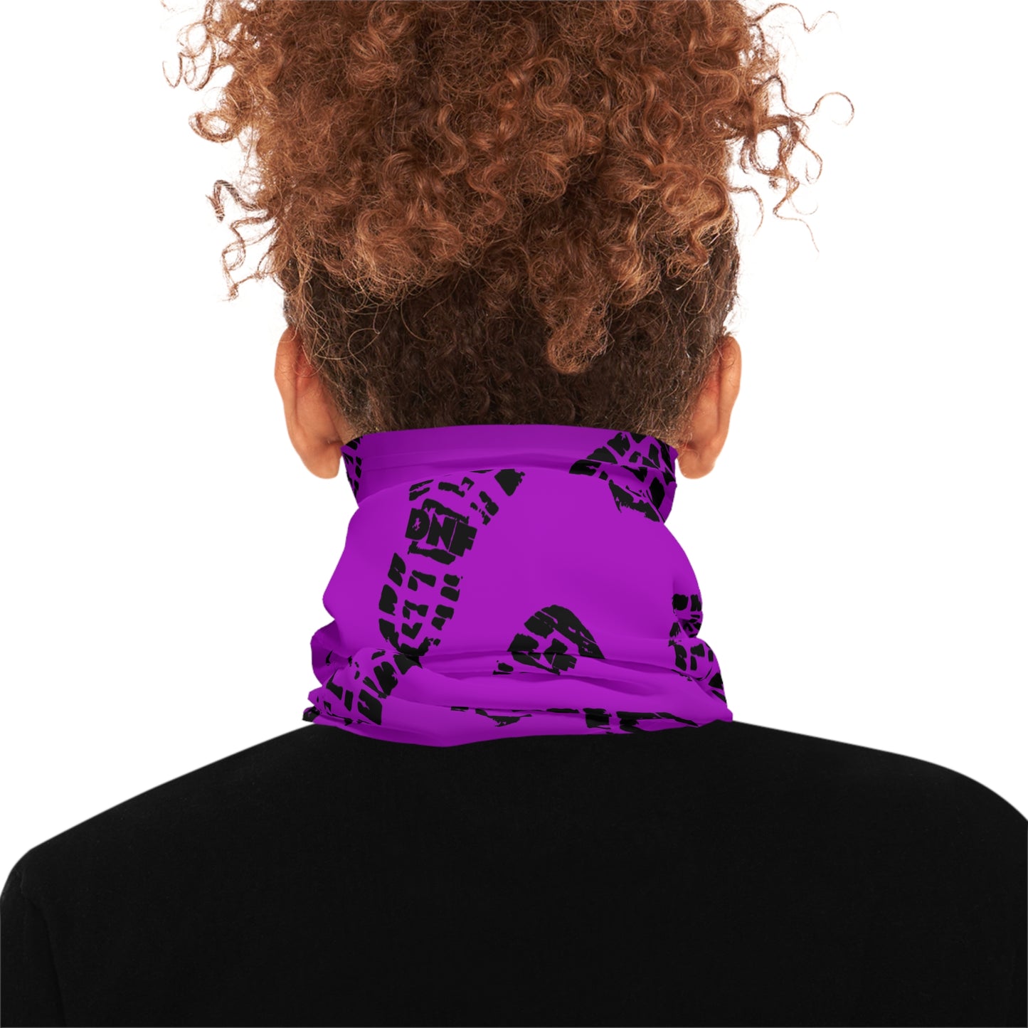 Trail Treads Purple - Lightweight Neck Gaiter