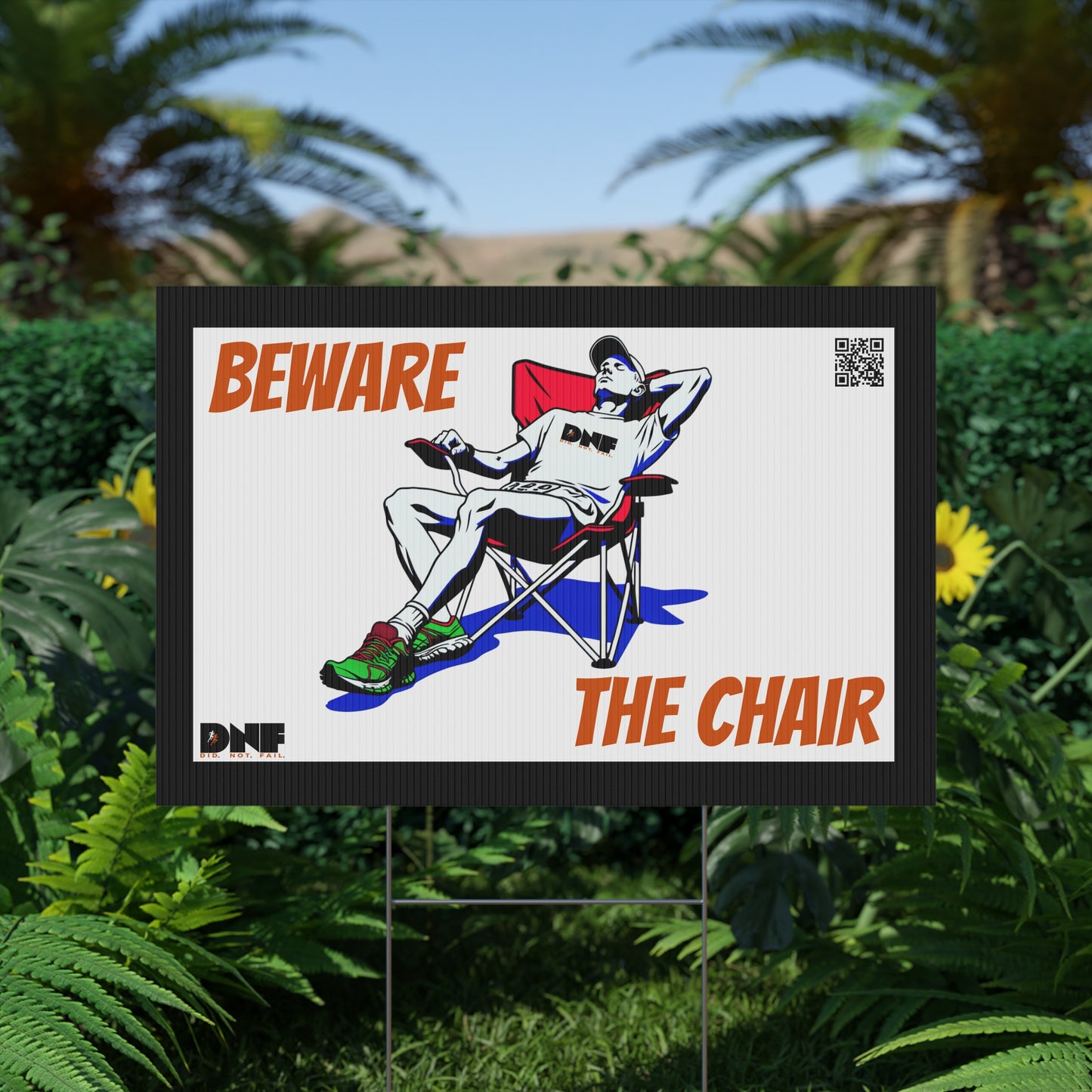 Beware the Chair - Yard Sign