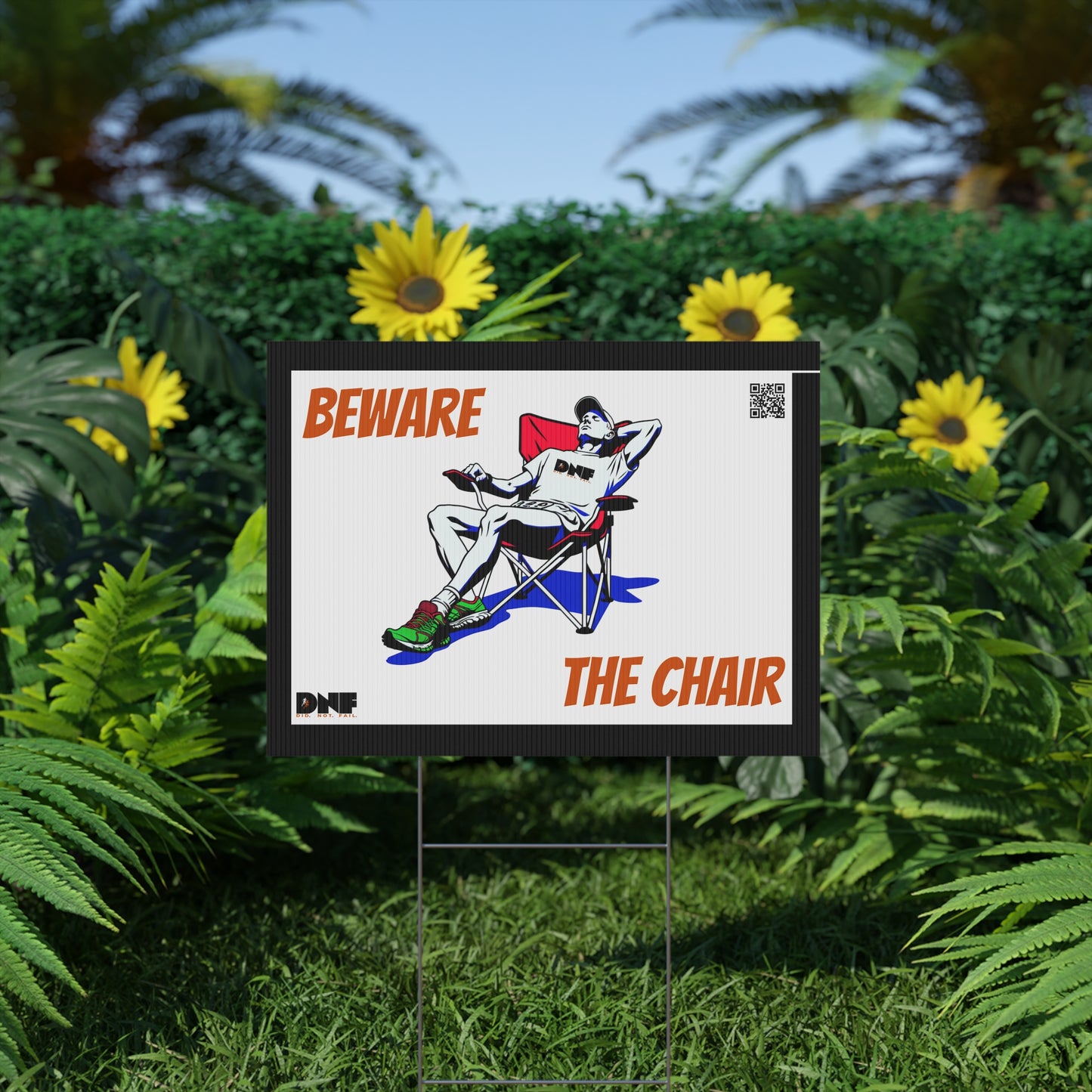 Beware the Chair - Yard Sign