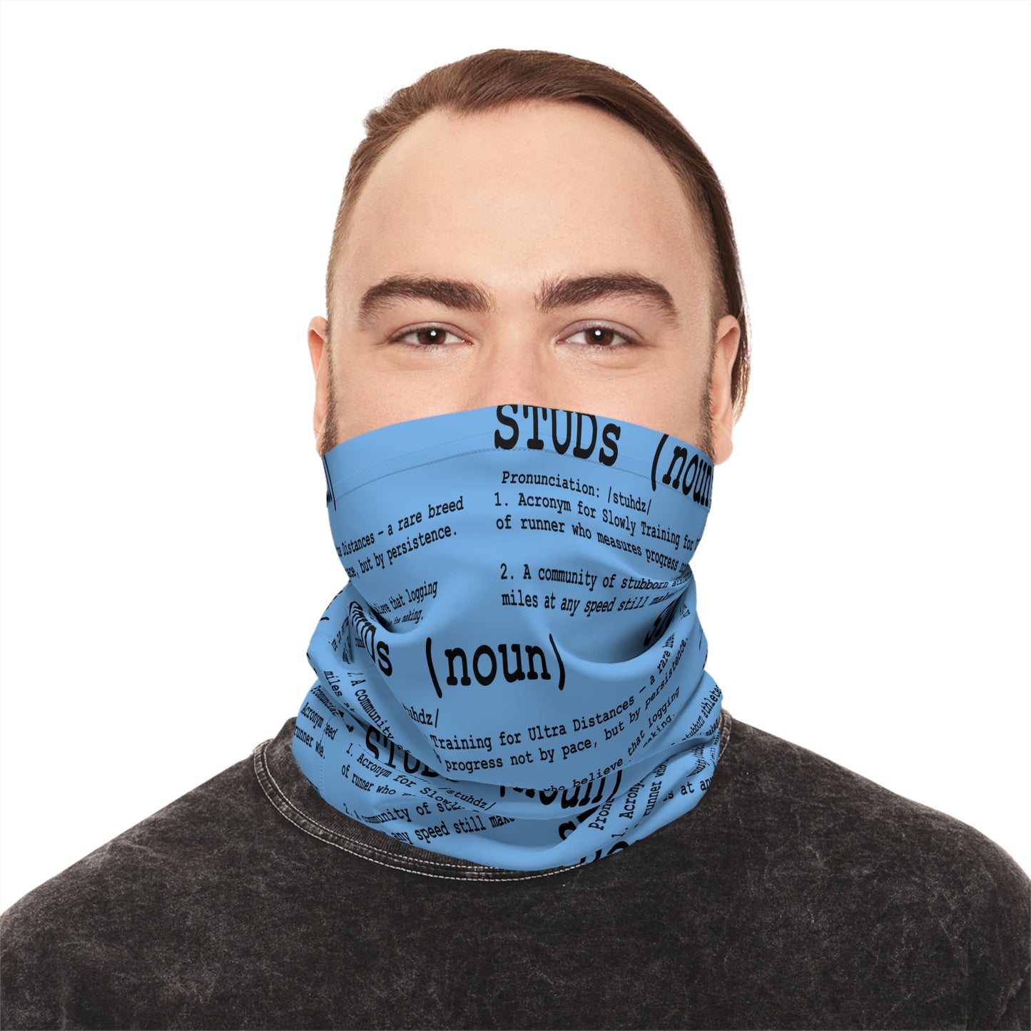 STUDs Definition Black - Lightweight Neck Gaiter