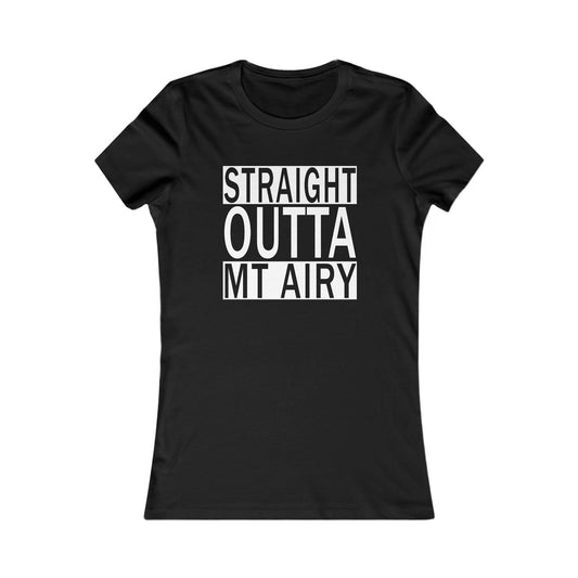 Straight Outta Mt Airy - Women's Post Run Chill Shirt