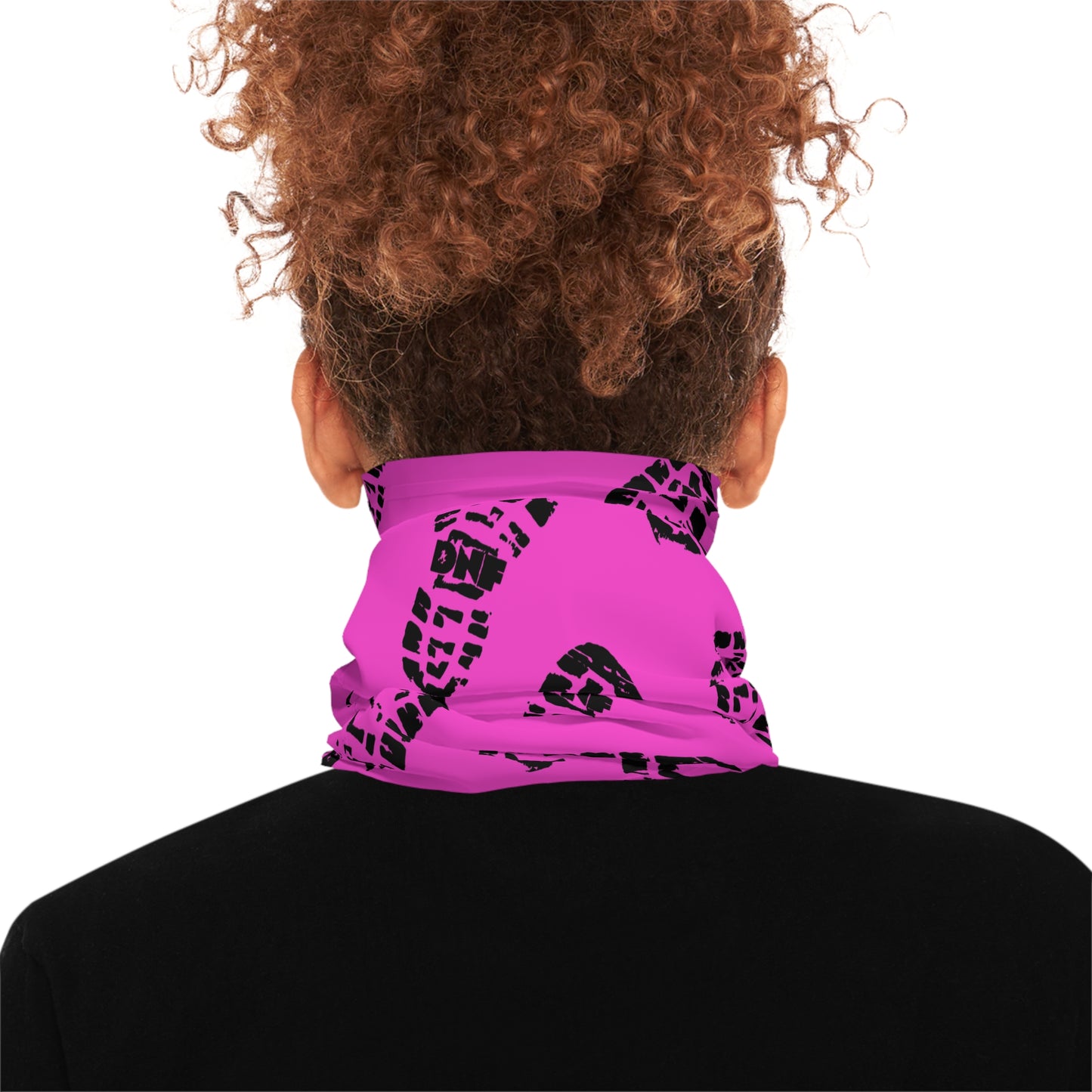 Trail Treads Pink - Lightweight Neck Gaiter