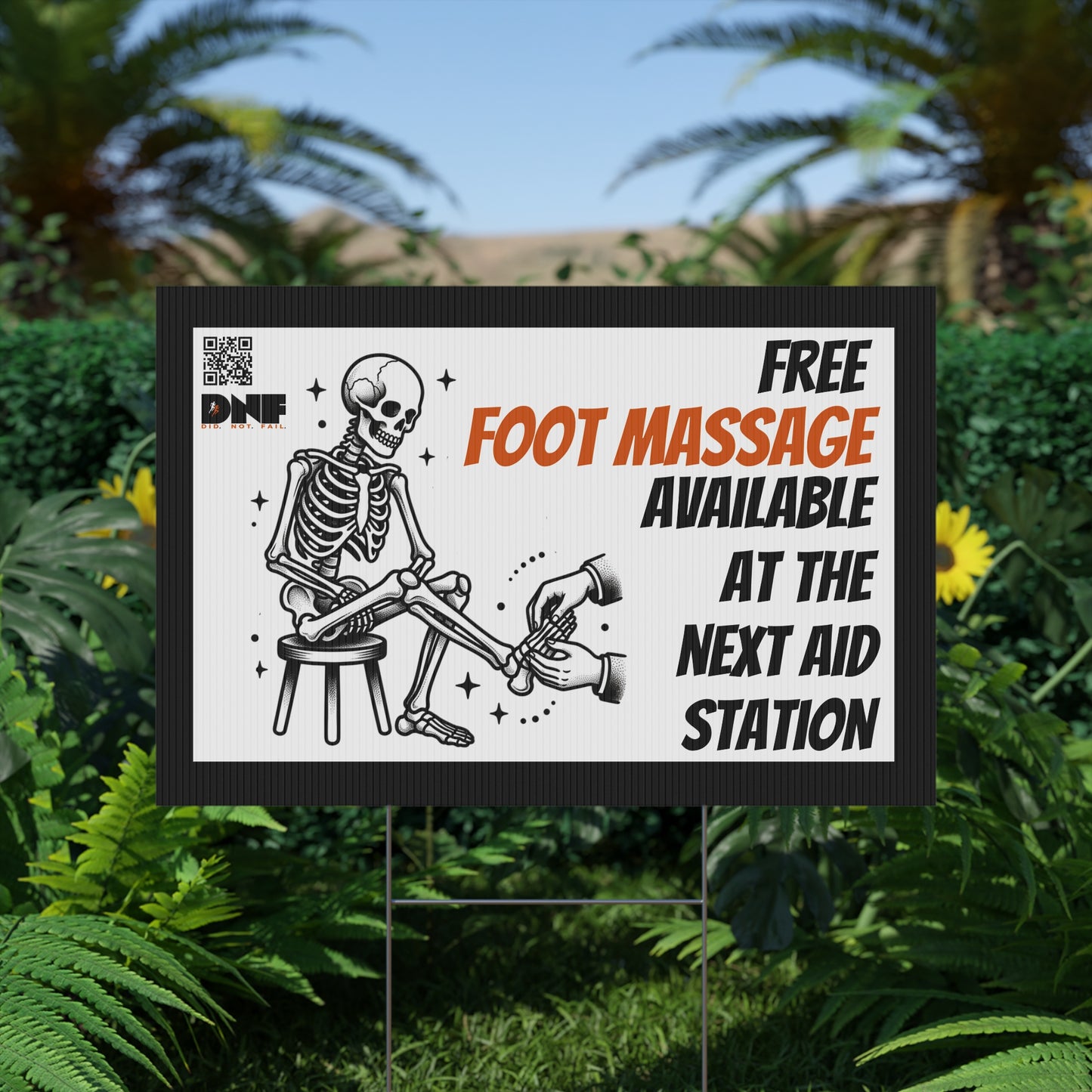 Foot Massage - Yard Sign