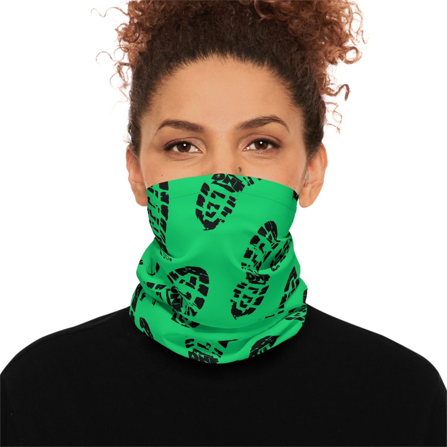 Trail Treads Green - Lightweight Neck Gaiter