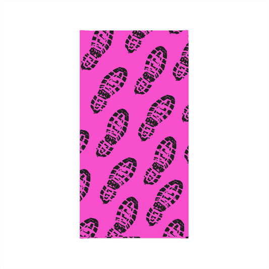 Trail Treads Pink - Lightweight Neck Gaiter