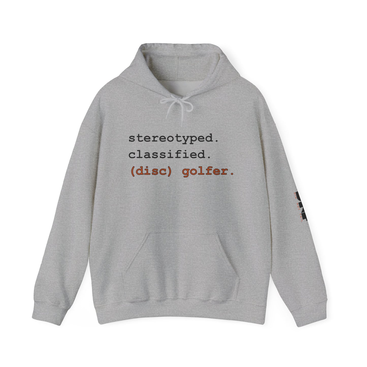 stereotyped. classified. (disc) golfer - Hoodie
