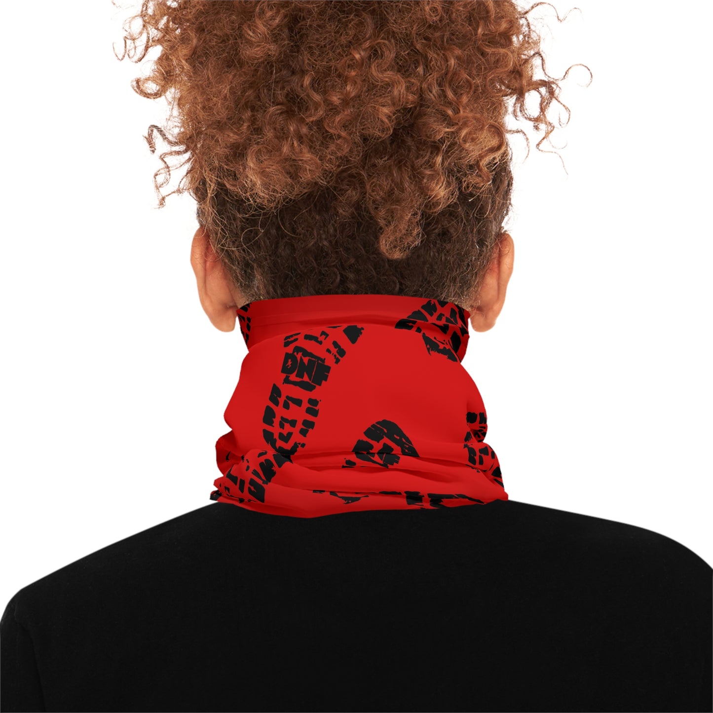 Trail Treads Red - Lightweight Neck Gaiter