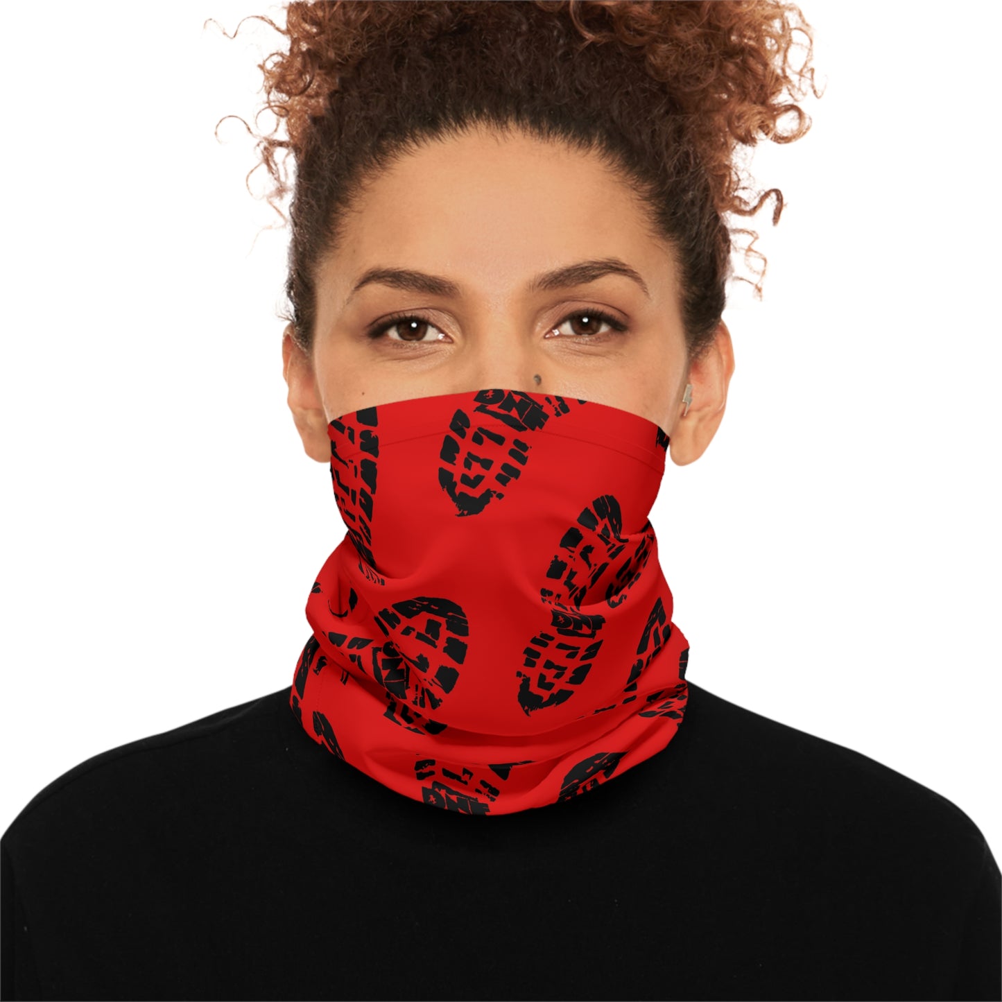 Trail Treads Red - Lightweight Neck Gaiter