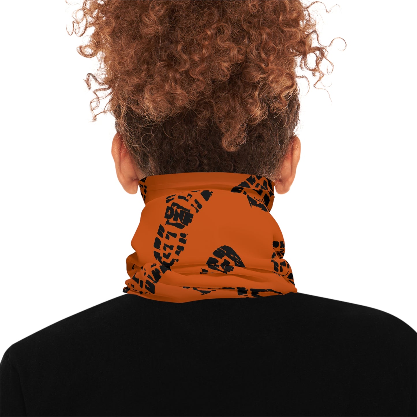 Trail Treads Orange - Lightweight Neck Gaiter