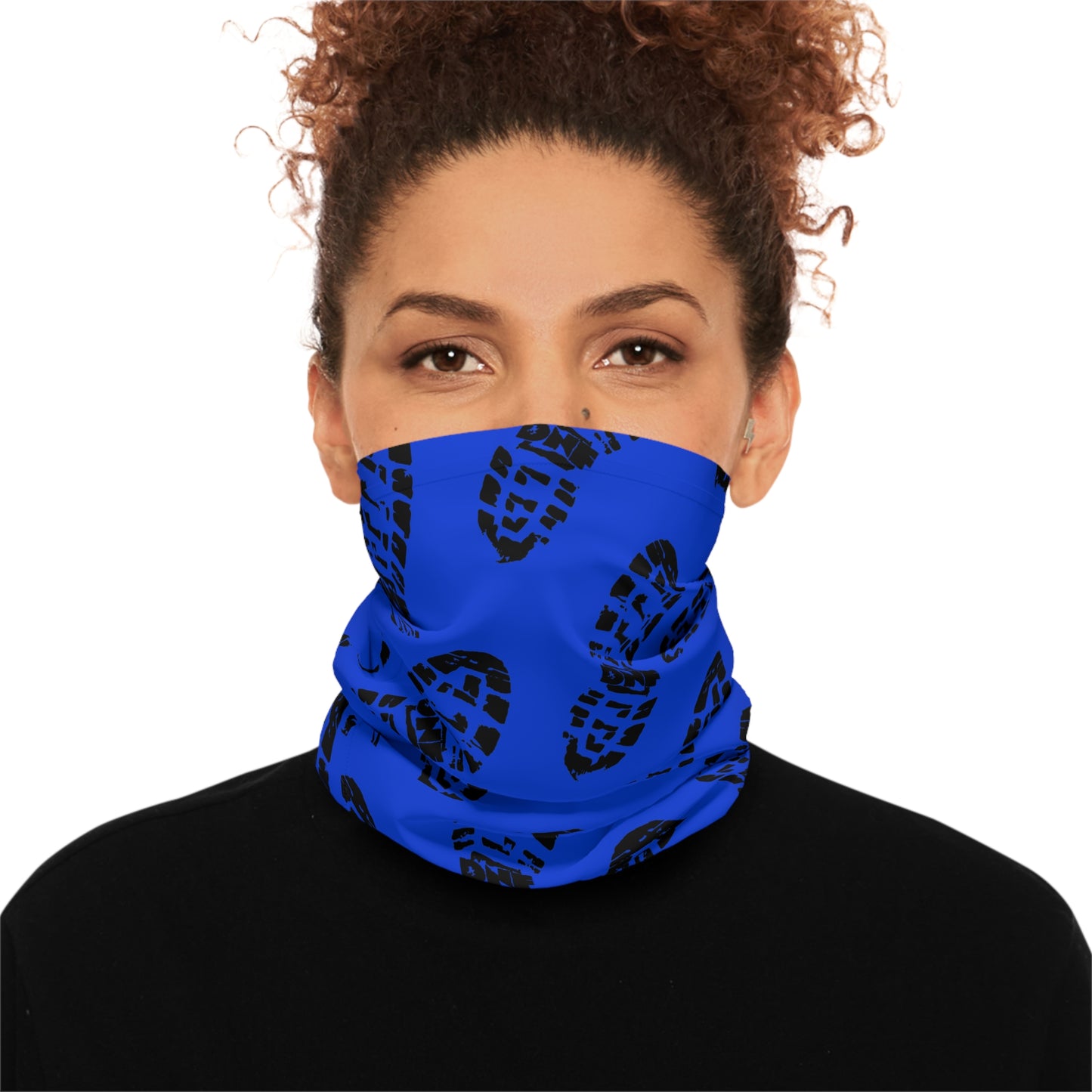 Trail Treads Blue - Lightweight Neck Gaiter