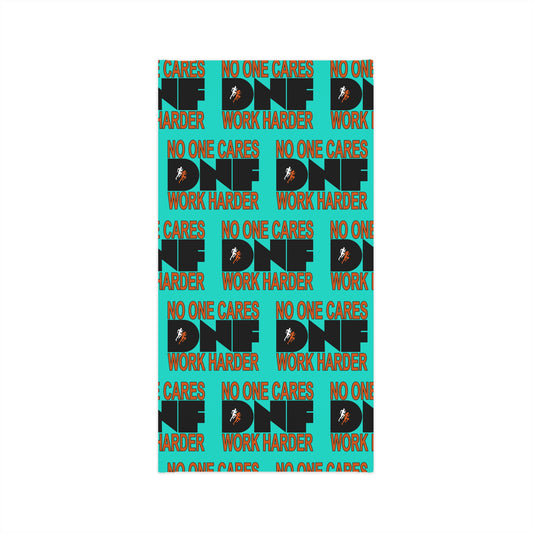 NO ONE CARES * WORK HARDER - Lightweight Neck Gaiter